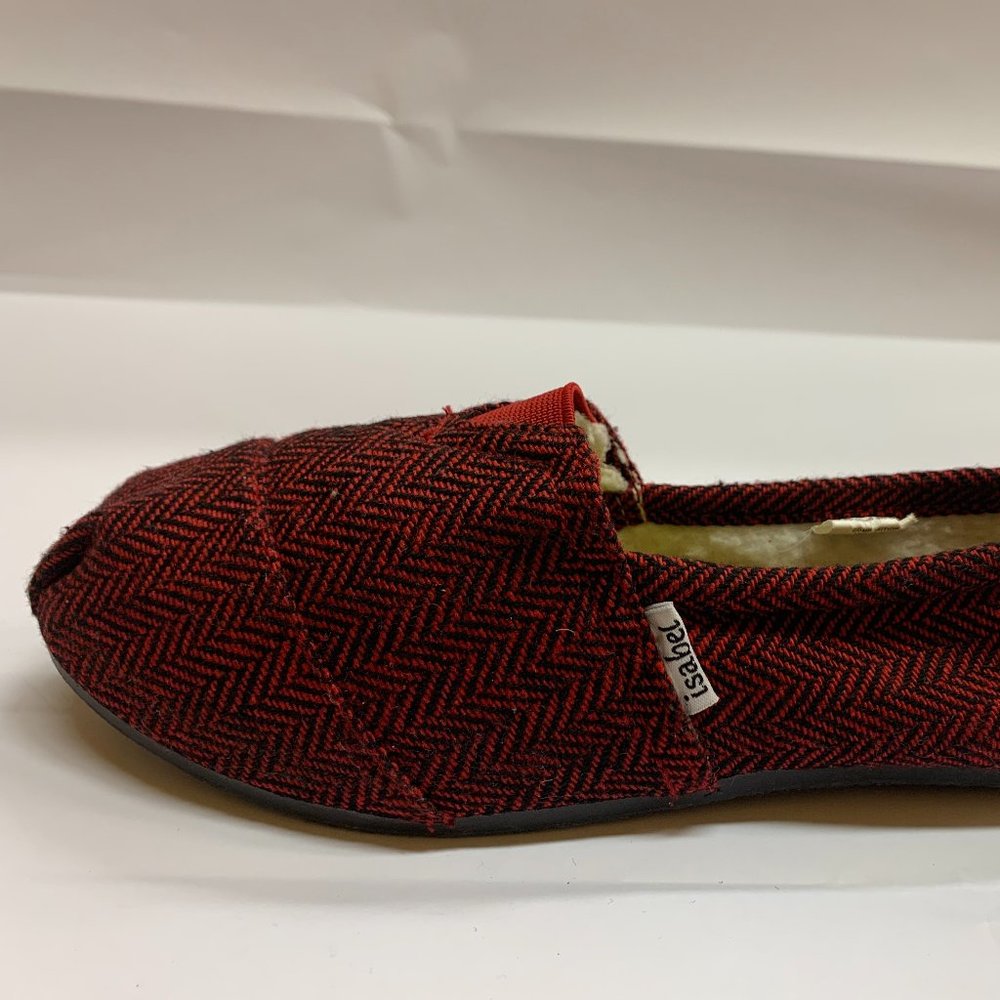 Isabel Textile / Leather Insole Red Shoes - Women's Size 5